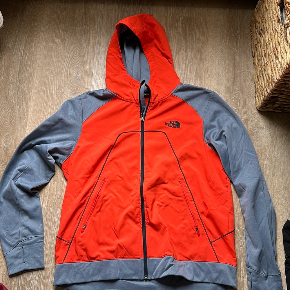 North face zip up jacket